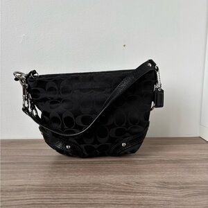 Coach Carly Mini Handbag Black F44143 Handbag Black Authentic